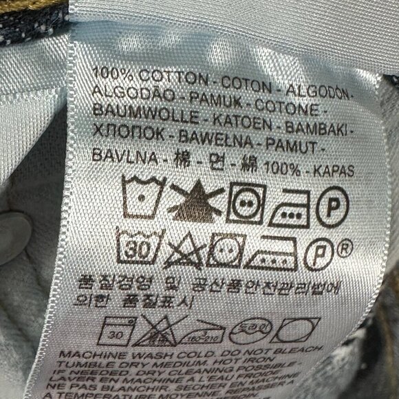 Levis 505 Jeans Mens 38 Dark Wash Cotton 5 Pocket Straight Leg - Picture 9 of 9